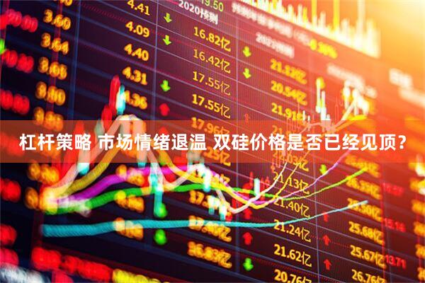 杠杆策略 市场情绪退温 双硅价格是否已经见顶？